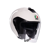Casco Moto Jet Irides AGV E2206 Davao Black/Grey/Yellow Fluo